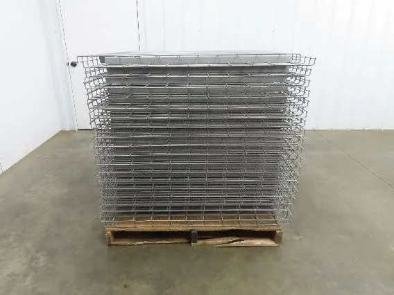 New Pallet Rack Wire Deck 42x46" Waterfall 4 Step Channel Racking 3500lb Mesh
