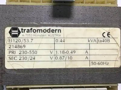 USED TRAFOMODERN EI120/53.7
