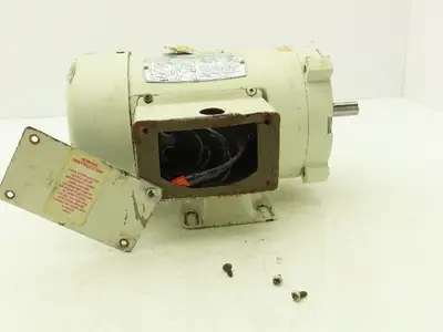 Leeson Sethco C4T34FK5C Pump Motor 1Hp 3450 RPM 230/460V 3PH RS56C 5/8"Shaft