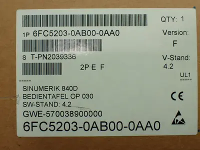 NEW SIEMENS 6FC52030AB000AA0