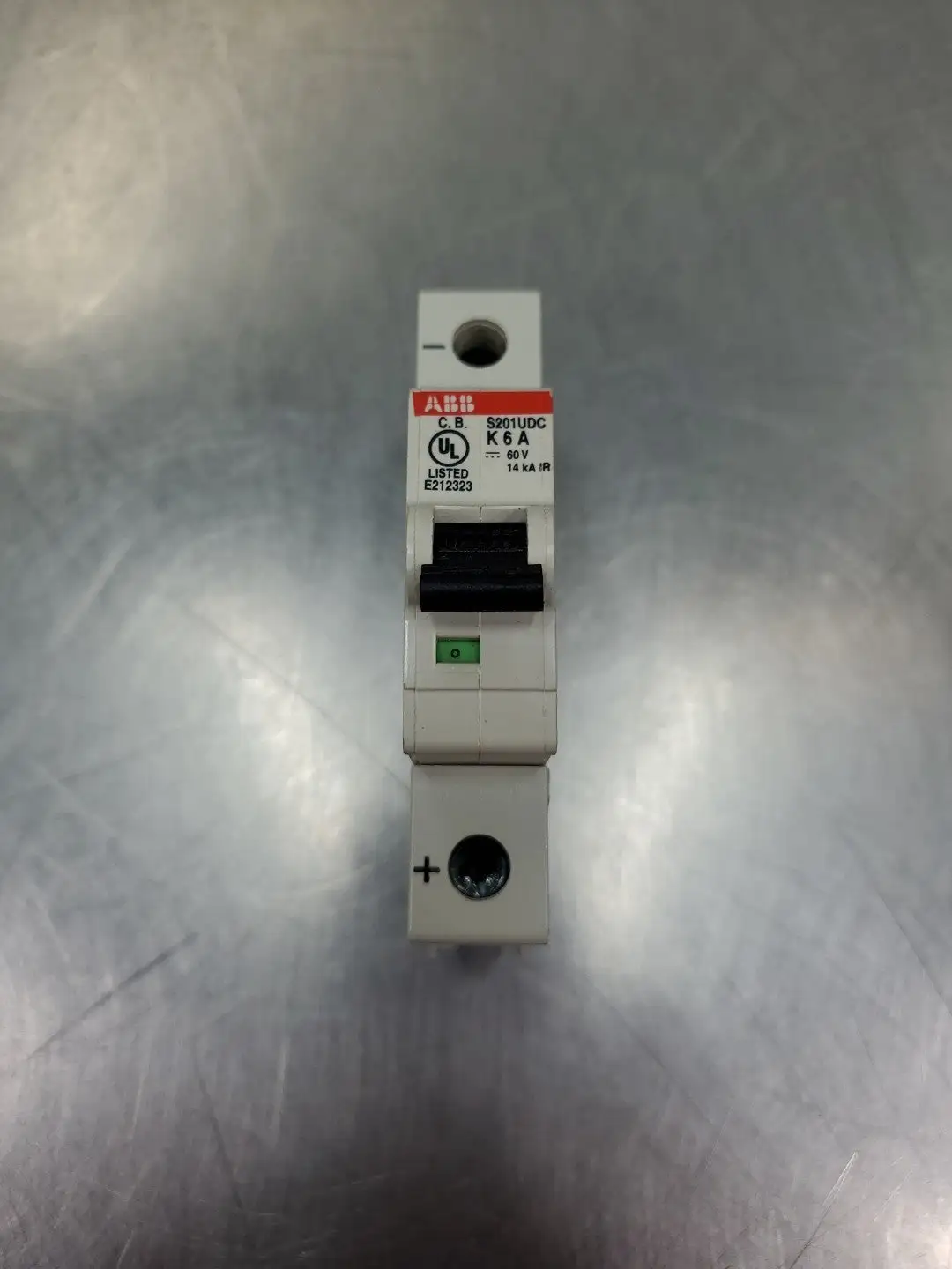 USED ABB S201UDC K6A CIRCUIT BREAKER, 1POLE, 60V