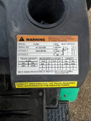 Used 2018 MITSUBISHI FG30N Liquid Propane Forklifts Texas US | TB Forklifts #1274918