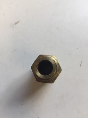 *New* 3/8" X 1/4" Brass Hex Nipple Reducer (Lot Of 7) *Warranty*Fast Shipping*