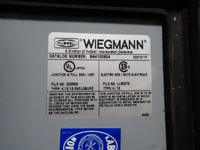 USED WIEGMANN BN4100804