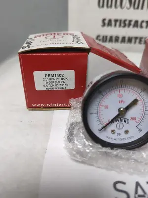 New | in-Stock WINTERS PEM1402 Universal Pressure Meters Ohio US | Surplus Asset Holdings #1234825