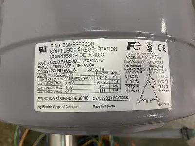 USED FUJI ELECTRIC VFC800A-7W