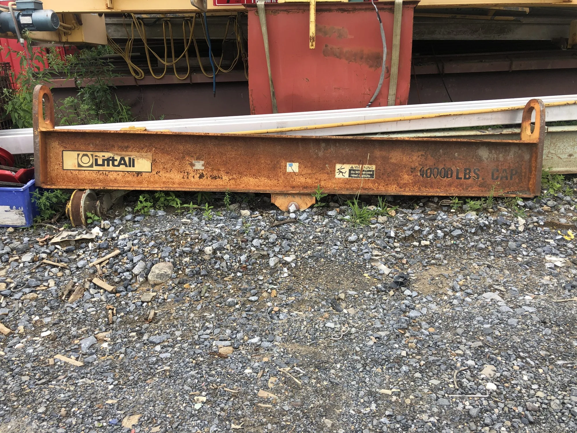 Lift-All Twin Hoist Lifting Beam Rated 20 TON – THLB40X10