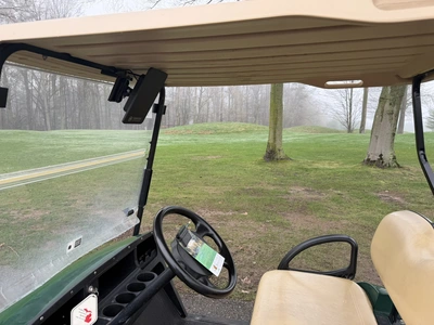(1) 2015 E-Z-Go golf cart with a Kawasaki gas engine, does not include Club canopy, fold-down windsh...