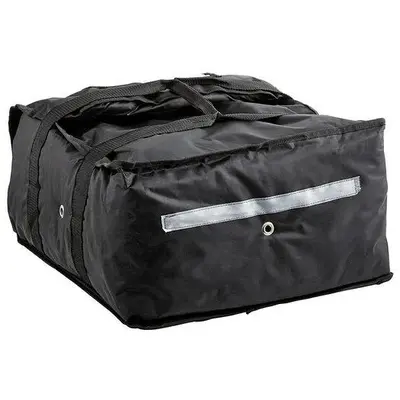 Insulated Pizza Delivery Bag, Soft-Sided Heavy-Duty Nylon, 16" x 16" x 8" - Holds Up To (3) 12" or 14" Pizza Boxes