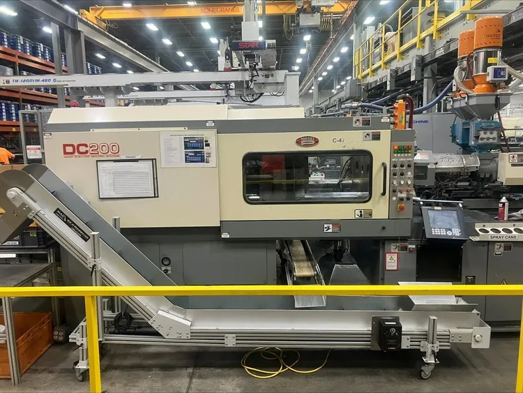 Used 2004 NISSEI 2-COLOR  DC200-25ASE Injection Molding Machines California US | Machinery Network 2 #174281