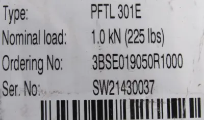 NEW ABB PFTL-301E LOAD CELL 1.0 KN 3BSE019050R1000 PFTL301E