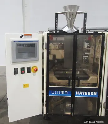 Used HAYSSEN ULTIMA 8-1 Net Weigh Filler Scale Vertical Form & Fill Illinois US | Aaron Equipment #760649