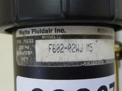 USED WATTS FLUIDAIR F602-02WJ M5
