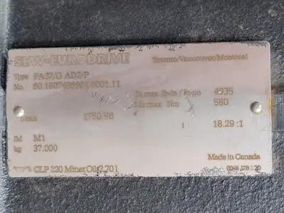 USED SEW-EURODRIVE FA67/G AD2/P
