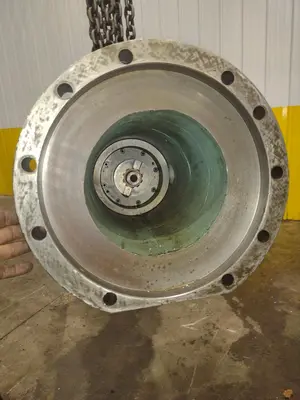50 TAPER GIDDINGS & LEWIS RIGHT ANGLE BORING HEAD, OFF 5" SPINDLE MILL: YOBRO #24743