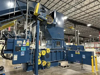 USED BALEMASTER 5075G-10 AUTO-TIE BALER