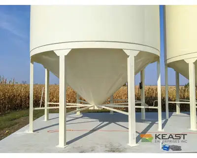 Used MERIDIAN 1410 STANDARD - 1637 BUSHELS Hopper Bottom Silos Iowa US | Keast Enterprises #1360511