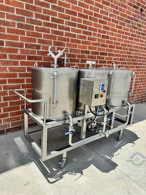 Stainless Steel 3 Stage Tank Transfer System w/ 1 HP Pump, VFD