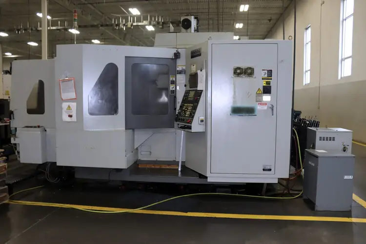Used 2008 HYUNDAI KIA KH50G Horizontal Machining Centers Illinois US | Machinery Marketing International #779381