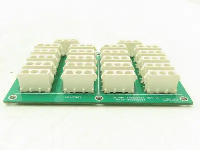 Newport 90009714 Printed Circuit Board For Newport CNC Machine 3 Pin Bank REV A