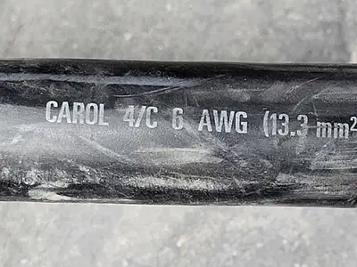 6 AWG 4/C Male to Female Pin Sleeve Connector ADR6034, ACP6034BC