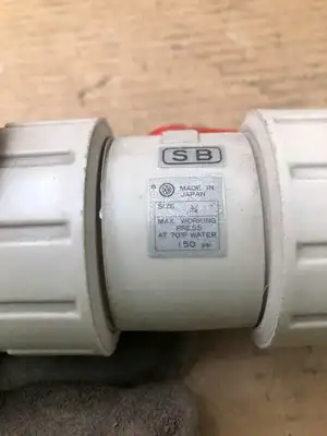DUO-BLOC 3/4″ PVC Manual Tru-Union Ball Valve 150PSI 70°F (LOT OF 2)