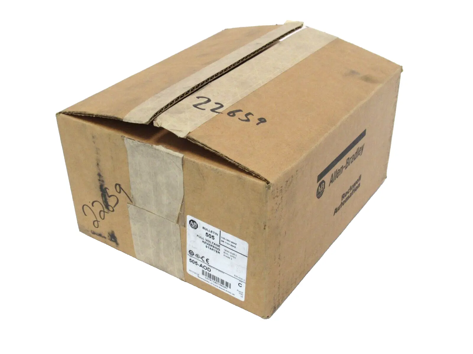 ALLEN BRADLEY 505-AOD REVERSING STARTER SIZE 0 SER.C 505AOD NEW SURPLUS