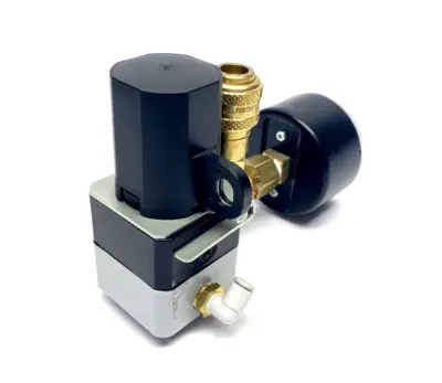 LRP-1/4-0,7, 159500 | Festo LRP-1/4-0,7 Precision Pressure Regulator w/ Lockout Cap 159500 - Used