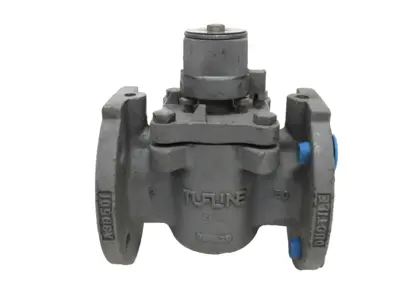 NEW TUFLINE J-A182 FLANGED PLUG VALVE 2"