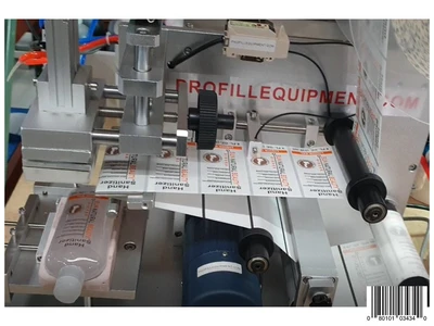 Semi-Auto Flat Label Machine Table Top #34340