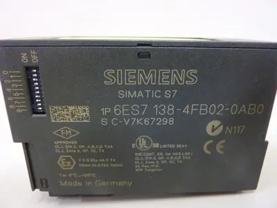 USED SIEMENS 6ES7 138-4FB02-0AB0