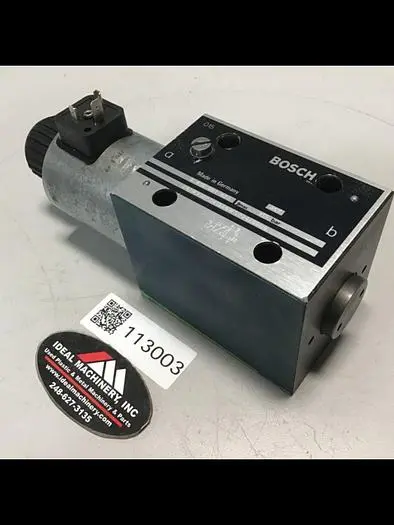 Used BOSCH 0 810 001 825 Valves/Fittings Michigan US | Ideal Machinery #596255