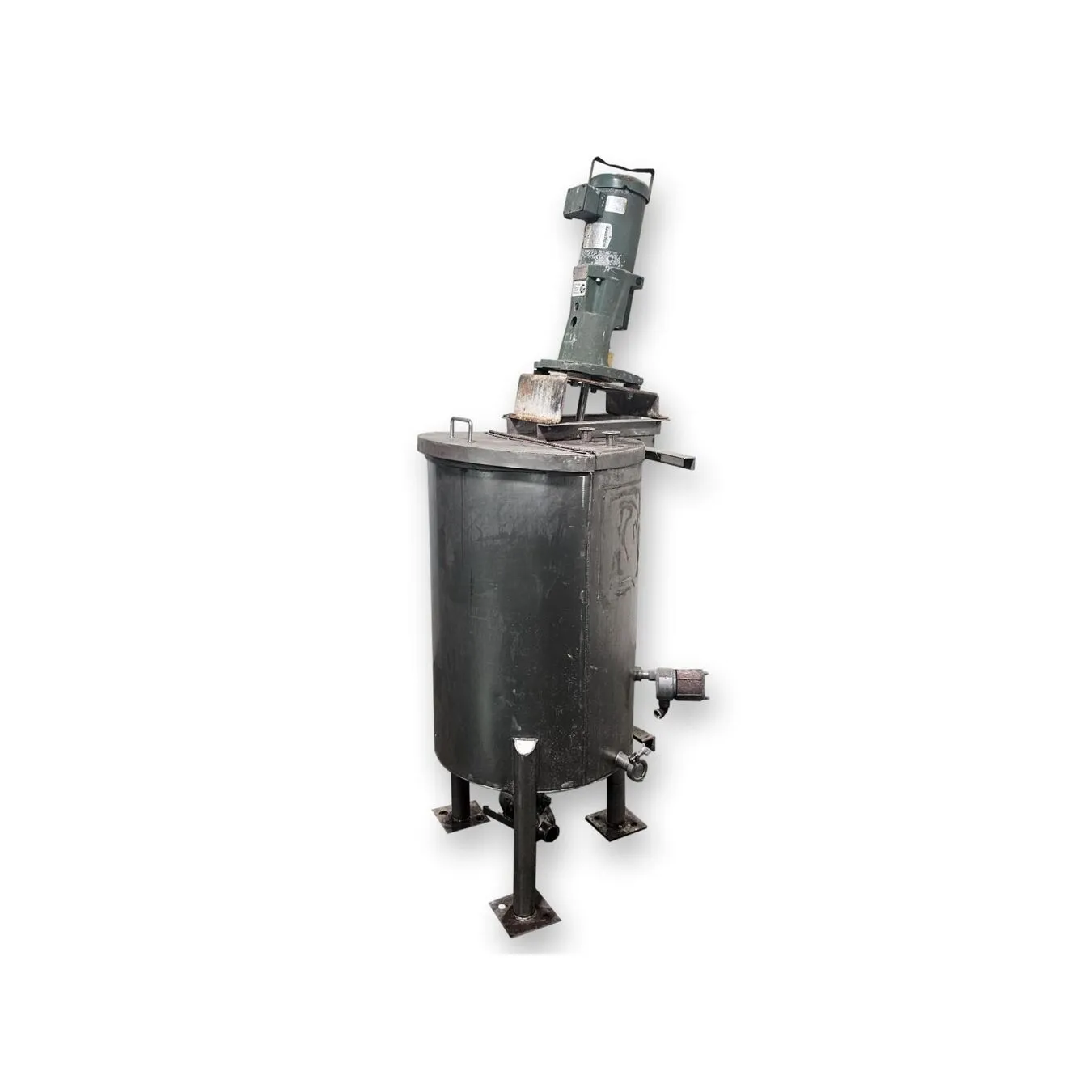 Used 80 Gal Stainless Steel Mix Tank w/ Lightnin Mixer X1Q25