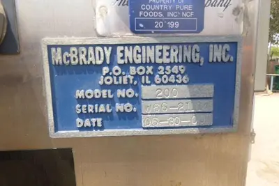 USED 2000 MC BRADY 200