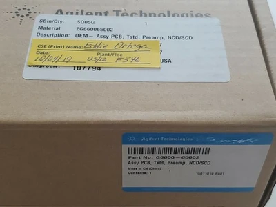 USED Agilent Technologies G6600-65002