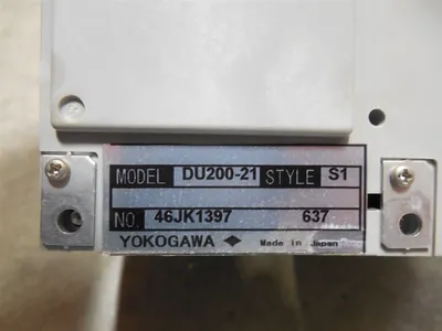 Yokogawa DU200-21 Darwin DCV/TC Input Module Style S1 Used