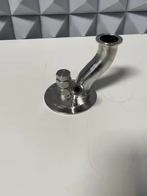 USED ITT SHEROTEC 5" END CAP W/ 2" AND 1" PORT