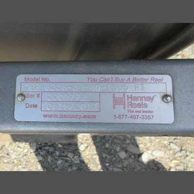 USED 2012 HANNAY REELS EP 8238-39-40-15.5 RT
