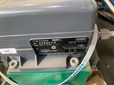 Fisher 6" V150 V-Ball Control Valve with actuator and positioner , Unused