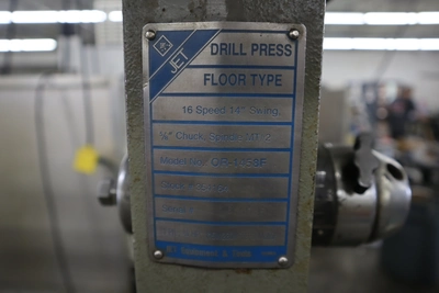 Used JET OR-1458F Drill Press (Woodworking) Minnesota US | Machinesused.com #1368626