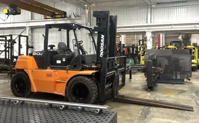 Used 2020 DOOSAN D80S-7 Internal Combustion Forklifts: Pneumatic Tire Illinois US | Forklift Exchange #1274577