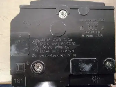 Used SQUARE D QO120 Switchgears British Columbia CA | Lenmark #367156