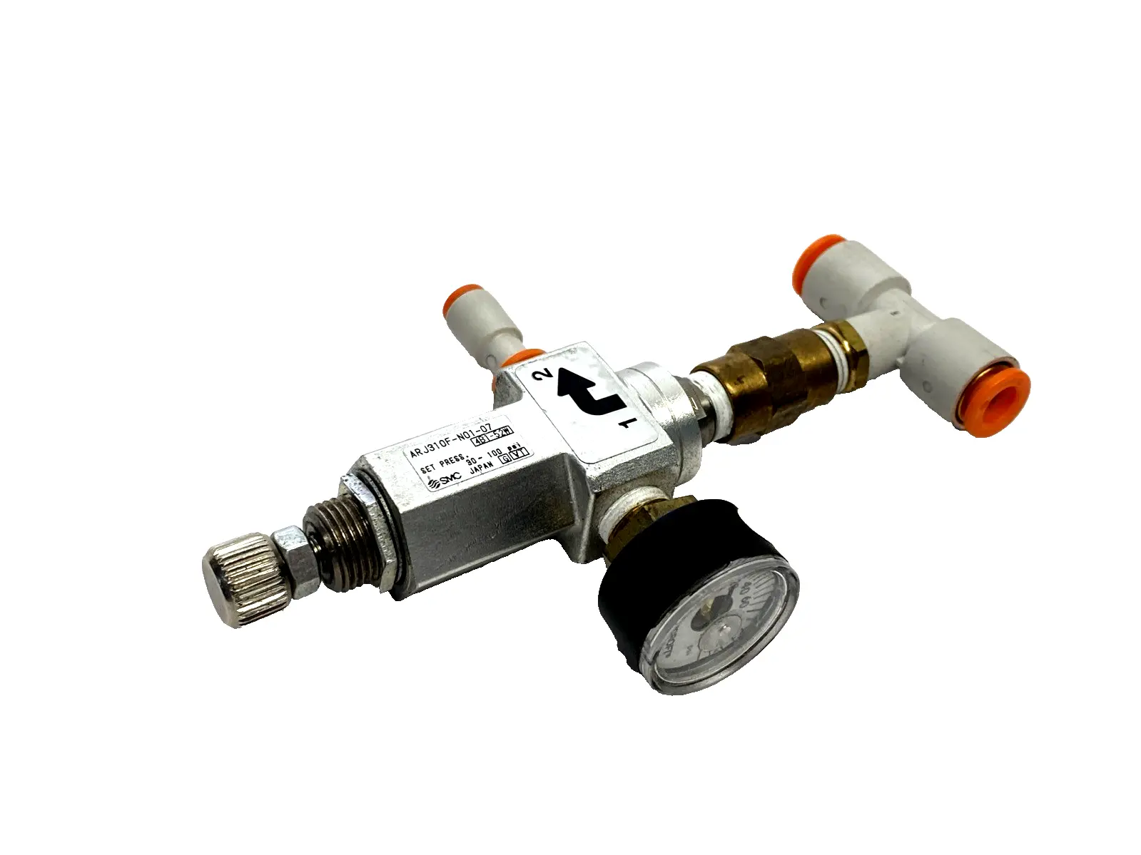 SMC ARJ310F-N01-07 Miniature Pneumatic Regulator Valve