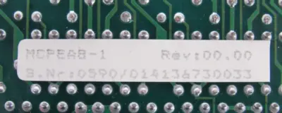 USED BUR PEA4/2 CIRCUIT BOARD MCPEAB-1 PEA42