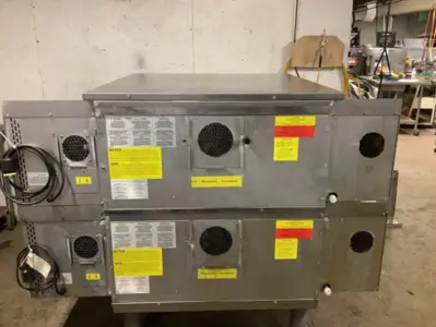 152-0785 Middleby Marshall PS638 WOW Double Stack Natural Gas Pizza Conveyor Ove