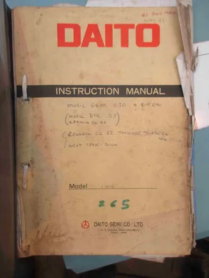 Daito S8010 Bandsaw