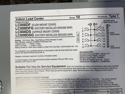 Used MURRAY C3840 Electrical Boxes Ohio US | HGR 24 #1452452