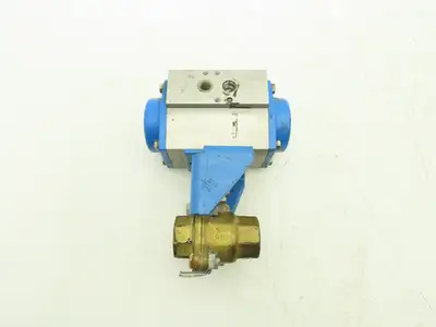 Jamesbury VPVL10SR6AF0514 Pneumatic Actuator 1/4 Turn 80psi 8ft-lb 1" Ball Valve