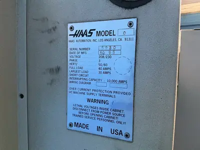 Used 1995 HAAS AUTOMATION VF0 Vertical Machining Centers Ohio US | HGR 24 #1498540