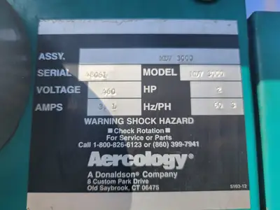 USED AERCOLOGY MDV 3000